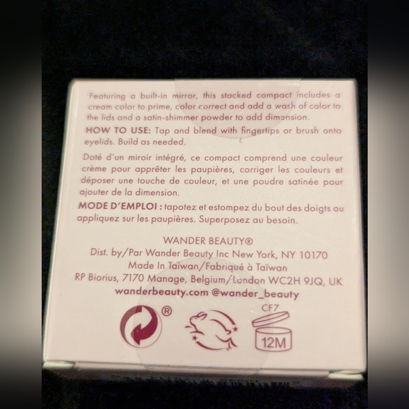 NIB Wander Beauty Double Date Eyeshadow Duo Smitten and swoon 1.9g - Picture 9 of 13